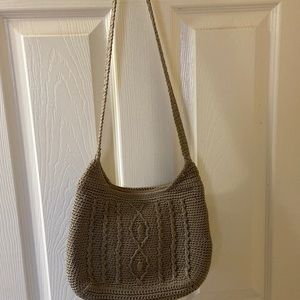 Nice size crocheted, shoulder strap purse!  Like new!